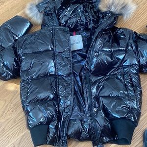 COPY - COPY - Black Moncler Alpin padded jacket. NEW.